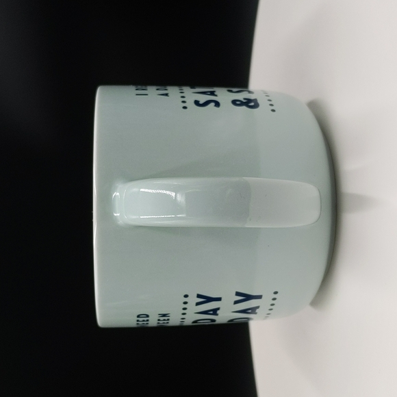 NWT I Really Need A Day Between Saturday & Sunday Threshold Stoneware Coffee Mug - Picture 3 of 8